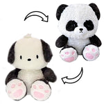 Peluche 2 en 1 Panda et Chien 47 cm