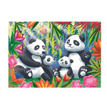 KS - Puzzle 24 pcs - THE PANDA FAMILY