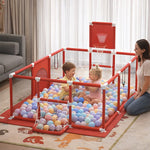 Parc bébé avec foot et basket