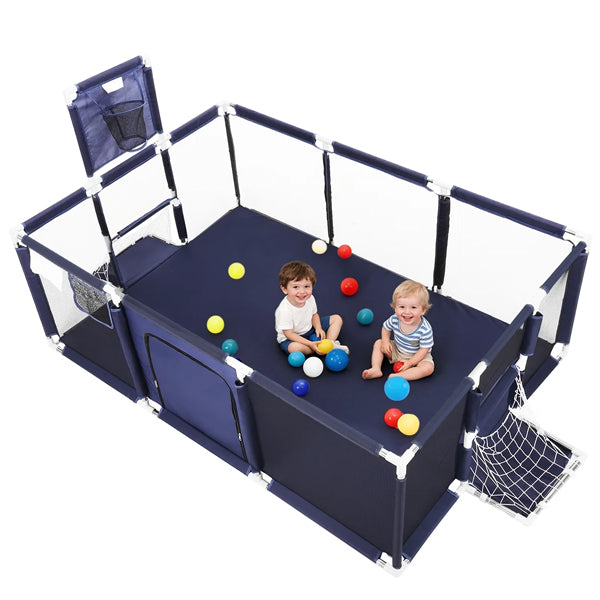 Parc bébé avec foot et basket