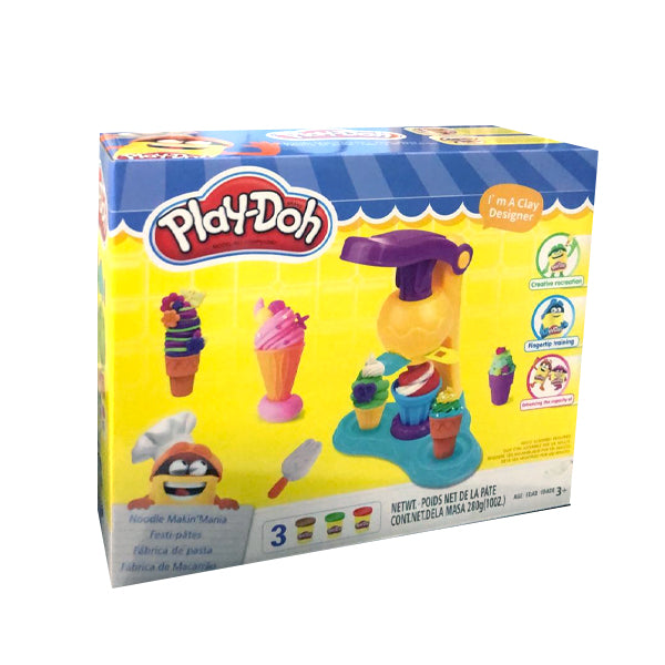 PLAY-DOH - Pâte à modeler machine de glace avec 3 pots