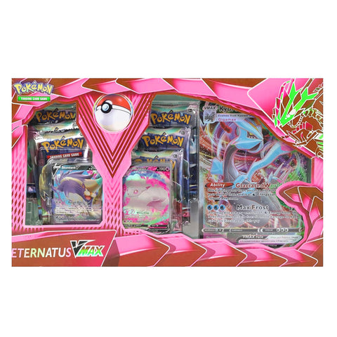 Pack Pokémon avec carte géante eternatus vmax