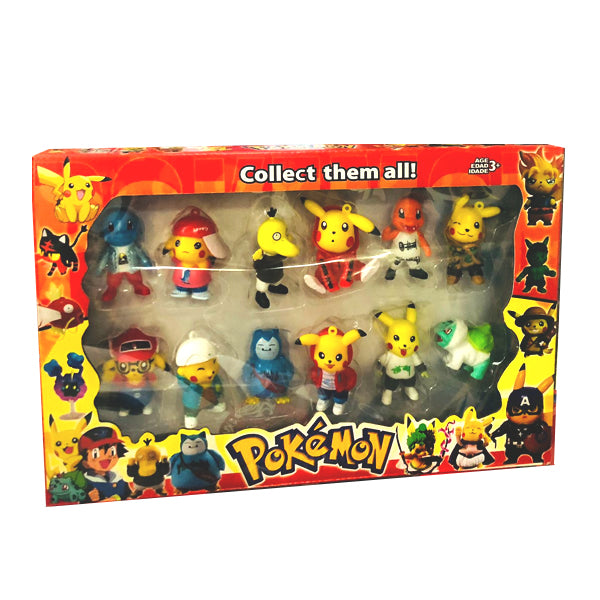 Pack 12 figurines Pokémon