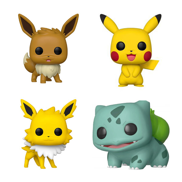 Pack 4 figurines Pokemon