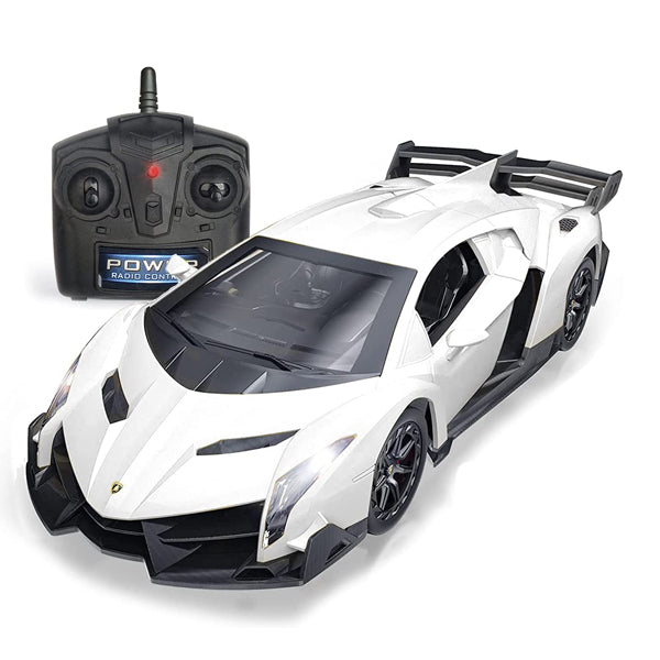 Voiture Lamborghini Veneno RC blanche