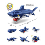 Jeu de bloc requin 1000 pcs