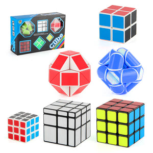 Pack de 6 cubes rubik