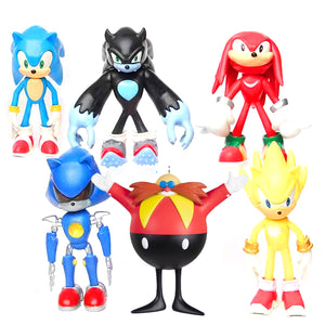 Pack 6 figurines SONIC