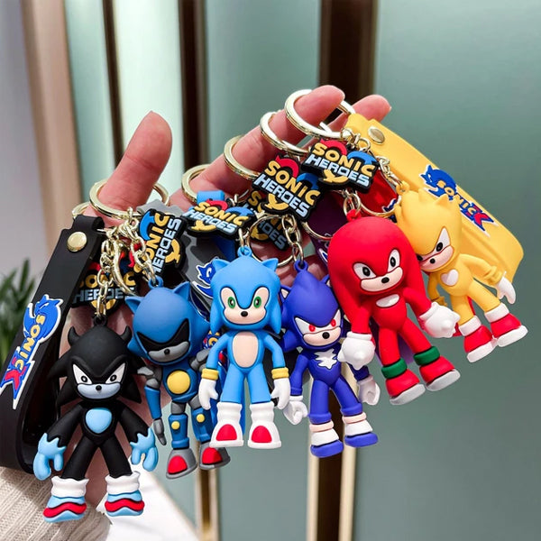 Porte clé figurine Sonic