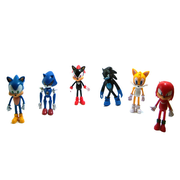 Pack 6 figurines Sonic