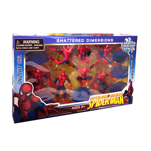 Pack 7 mini figurines Spiderman