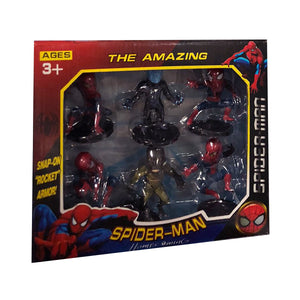 Pack 6 mini figurines Spiderman