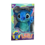Peluche Stitch dansante bleu et rose 30 cm