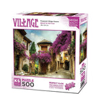 KS - Puzzle 500 pcs - Flowered Village Houses