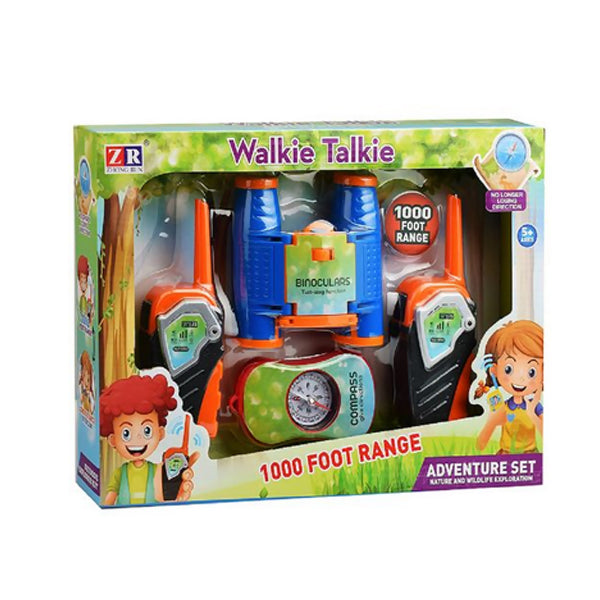 Pack explorateur (Talkie-walkie, jumelles et boussole) –