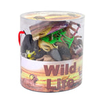 Boîte d'animaux de la jungle Wild life