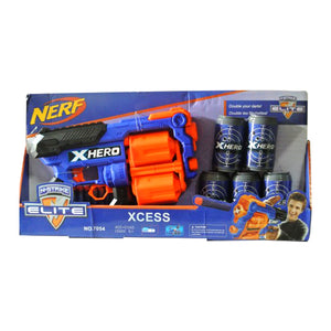 NERF - Fusil X-Hero Xcess  8 ans et + –
