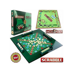 2 en 1  scrabble et monopoly