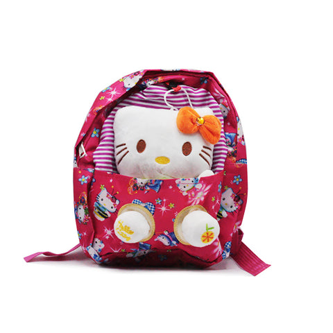 Sac goûter avec peluche HELLO KITTY