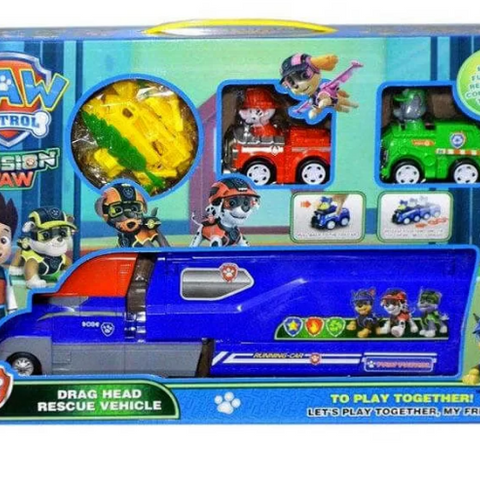 PAW PATROL - Remorque avec 2 voiturettes