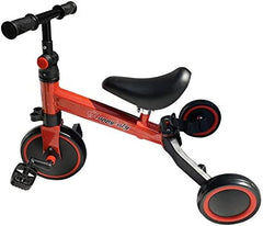 Tricycle modulable rouge
