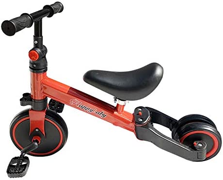 Tricycle modulable rouge