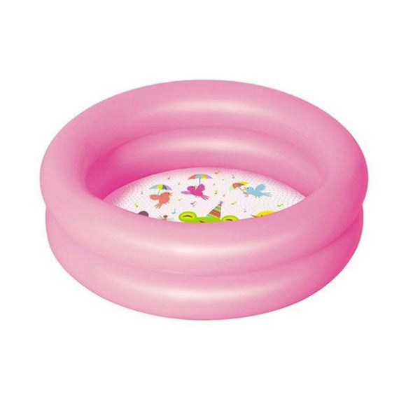 BESTWAY - Piscinette ronde 2 boudins 61x15