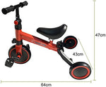 Tricycle modulable rouge