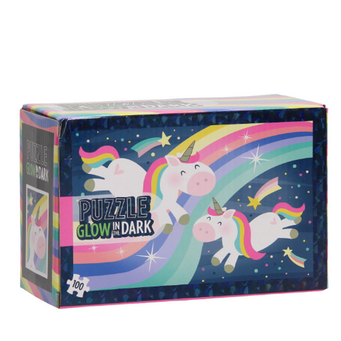 Puzzle Fluorescent Licorne 100 pcs