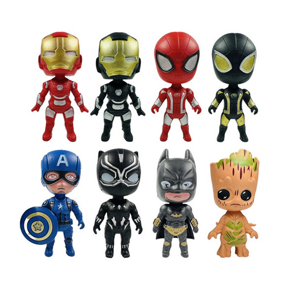 Pack 8 figurines Avengers