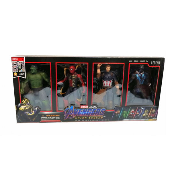 AVENGERS - Pack 4 figurines