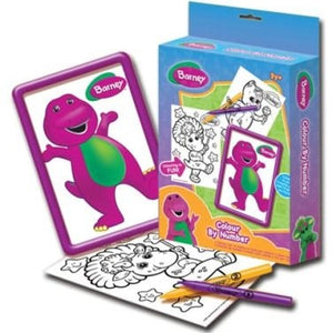 Barney colorier par nombre
