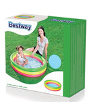 BESTWAY - Piscine ronde arc- en-ciel 102 x 25 cm