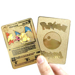 Cartes Pokémon emballage doré