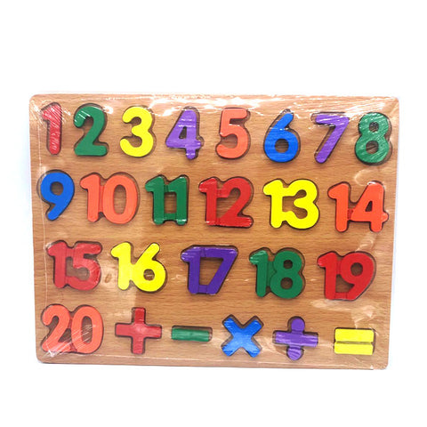 Chiffres en bois SM82