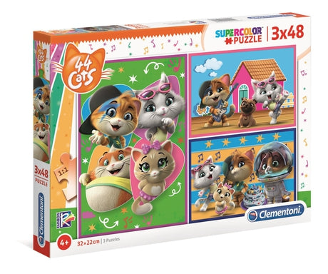 CLEMENTONI - PUZZLE 3X48 pcs modèle 2020