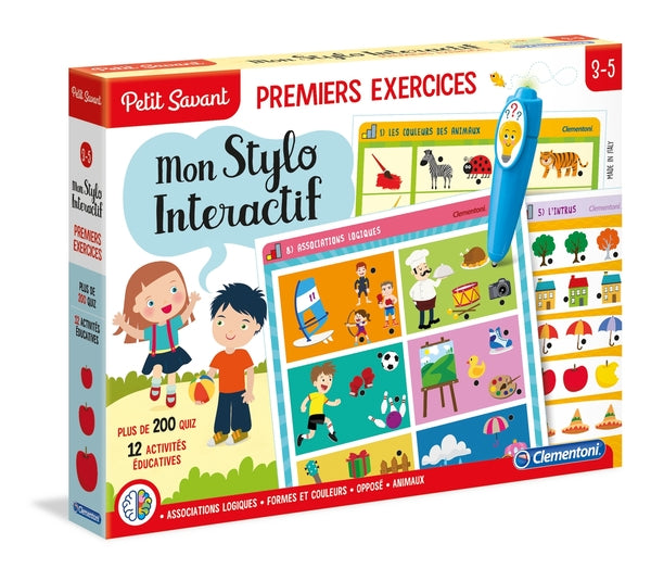 Clementoni - Mon stylo interactif  premiers exercices