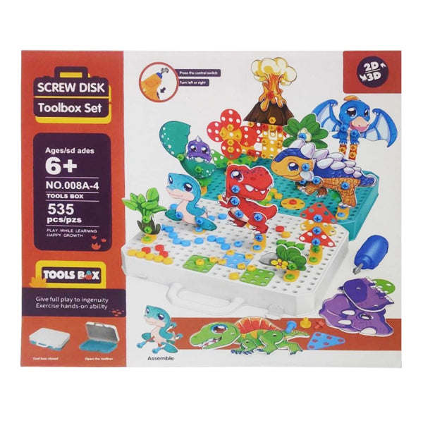 Table a visser dinosaures 535 pcs