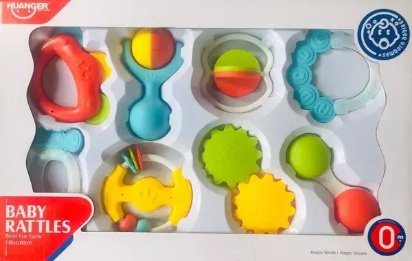 HUANGER - Pack Hochets 8 pcs