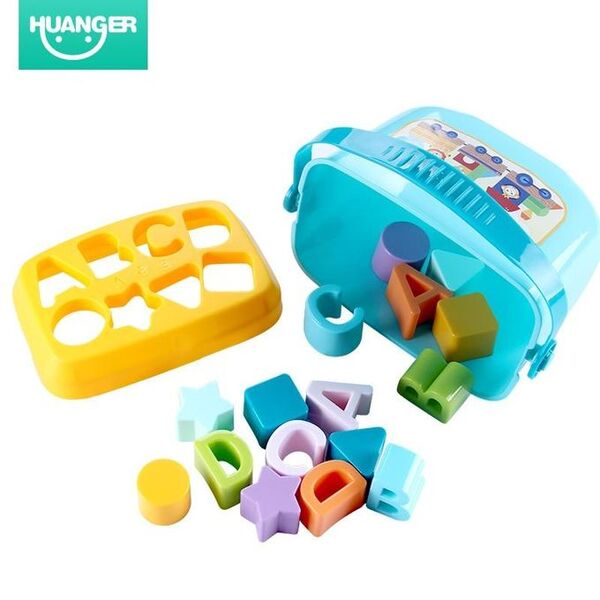 HUANGER - Premier jeu de blocs bébé 16 pcs