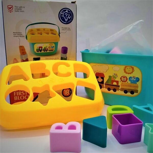 HUANGER - Premier jeu de blocs bébé 16 pcs
