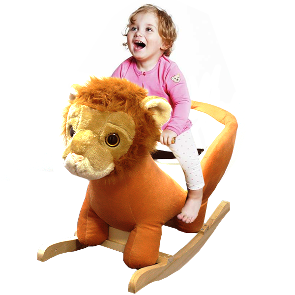 Peluche bascule Lion Monjouet.ma