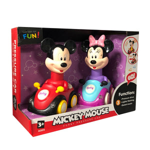 Mickey et Minnie en moto 2 pièces