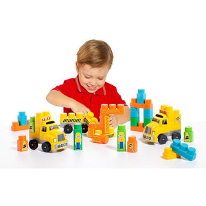 MOLTO CAMION CONSTRUCTION A BLOCS 60 PCS