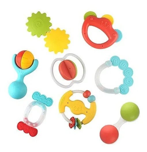 HUANGER - Pack Hochets 8 pcs