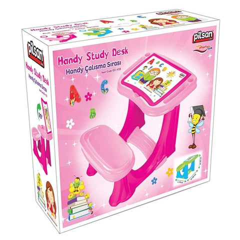 PILSAN - 2 en 1 Bureau avec chaise rose