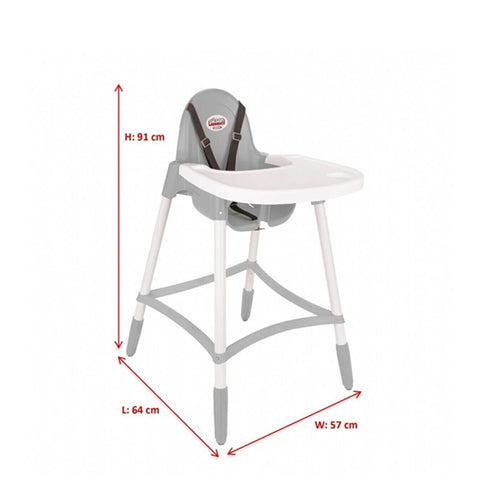 PILSAN - Chaise haute ajustable
