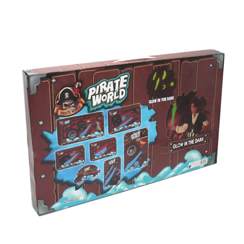 GLOW IN THE DARK PIRATE WORLD