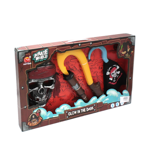 GLOW IN THE DARK PIRATE WORLD