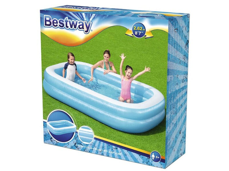 BESTWAY - Piscine 262 x 175 x 51 cm